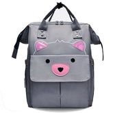 Easy to Carry Diaper Bag for Mother (Bear Grey)